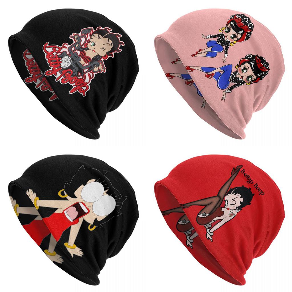 Шапки-бини с героями мультфильмов «Миссис Буп», женские шапки-бини Bettys, Новое поступление, винтажные шапки с героями мультфильмов