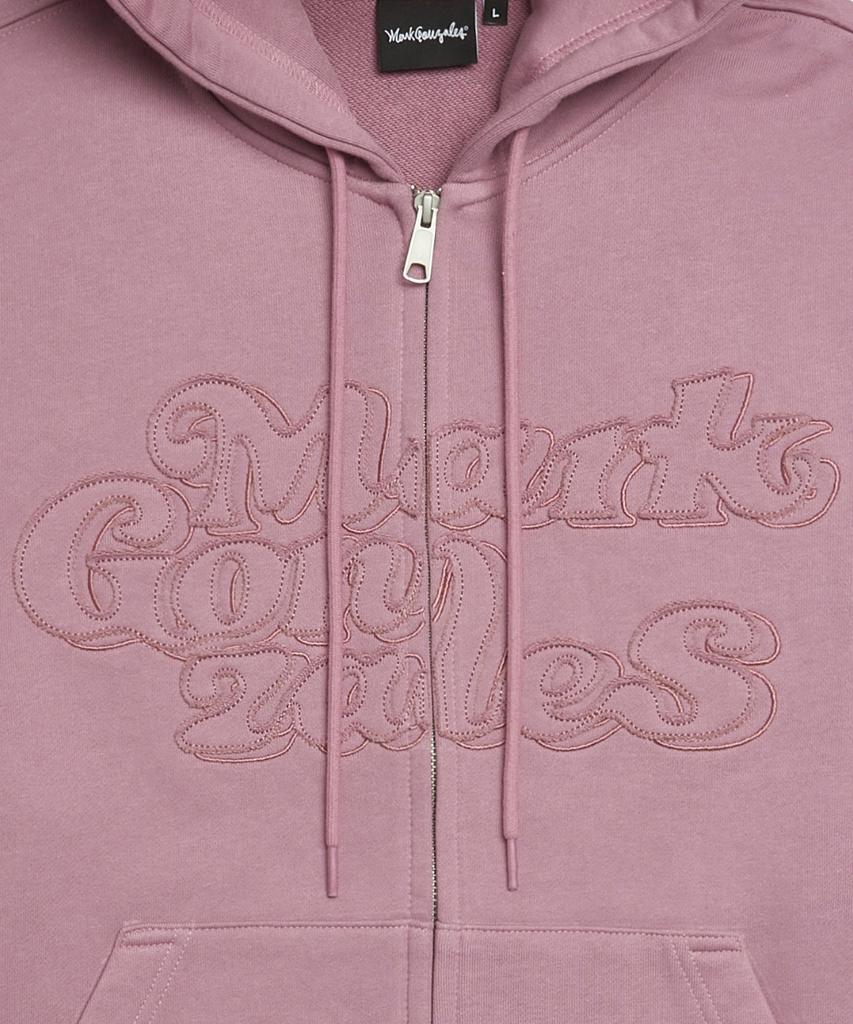 Mark Gonzales Толстовка с молнией Mg Applique - Инди-розовый