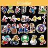 Super Mario 100pcs Bros Princess Kawaii Notes Stickers Laptop Waterproof Bikes