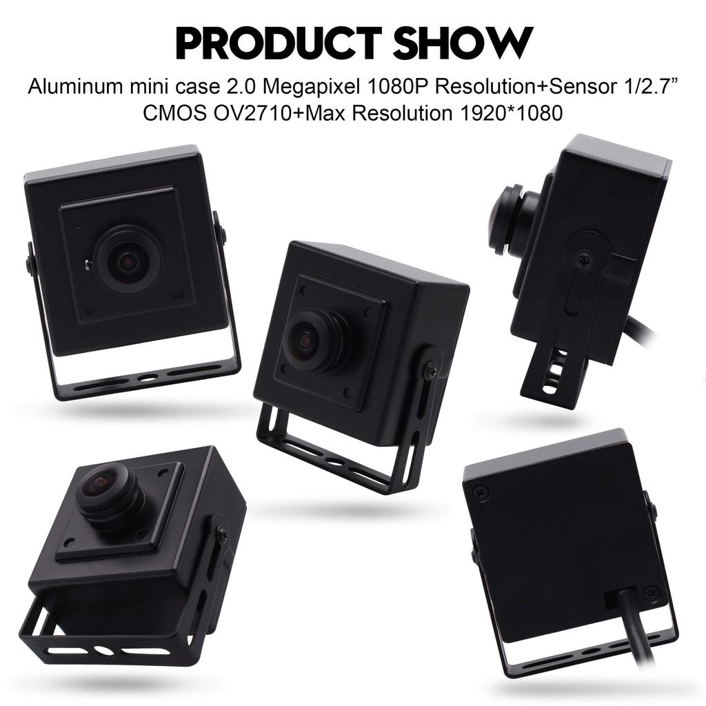 ELP 2MP USB 2MP Full 1080P Wide for Industrial Web Video UVC for and Wide-Angle Webcam, 1080P, HD, Angle, Use, Conferencing, Plug-and-Play Support,