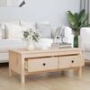 VidaXL Coffee Table 100x50x40 Cm Solid Pine Wood 814604