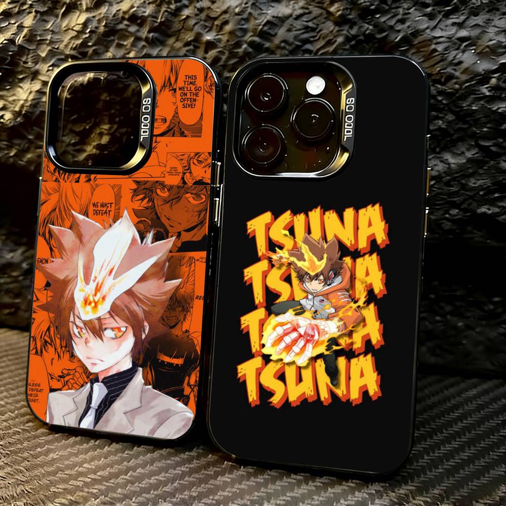 Чехол для телефона Hitman R-Reborn Tsuna S-Sawada для iPhone 17,16,15,14,13,12,11 Plus,Pro Max,XS, Цветной Серебристый Черный Чехол
