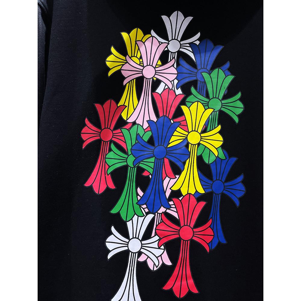 8318 CHROME HEARTS 2026 Новый Весенне-Осенний Большой Размер Тонкий Стиль Классический Стиль Худи с Капюшоном с Логотипом для Пар