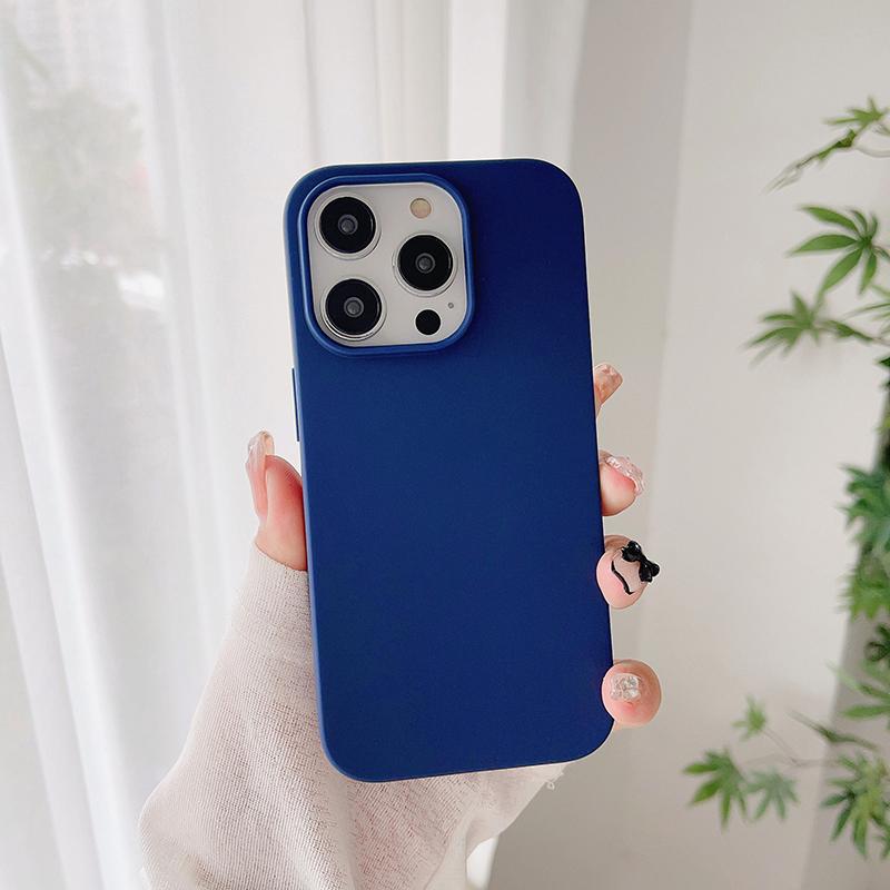 Матовый силиконовый мягкий чехол конфетного цвета для iPhone 16 15 14 13 12 11 Pro Max Plus Mini Роскошная ультратонкая задняя крышка Цветная оболочка