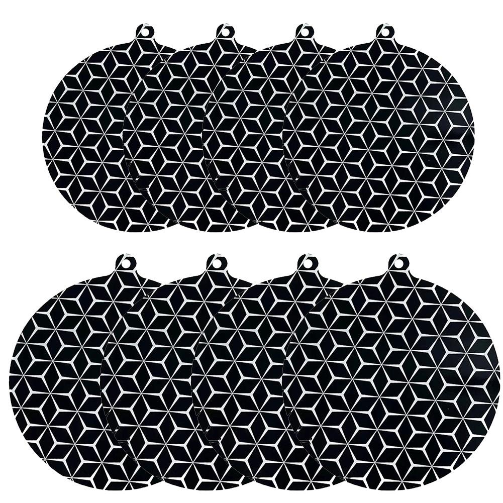 4Pcs Round Silicone Induction Hob Protector Mats for Scratch Protection