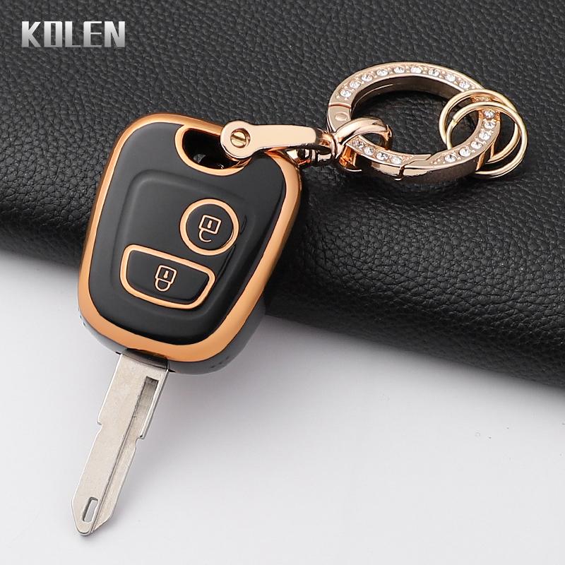 Для Peugeot 107 206 207 307 Для Citroen C1 C2 C3 C4 Для Toyota Aygo Модный ТПУ Чехол для смарт-ключа автомобиля Защищенный Брелок