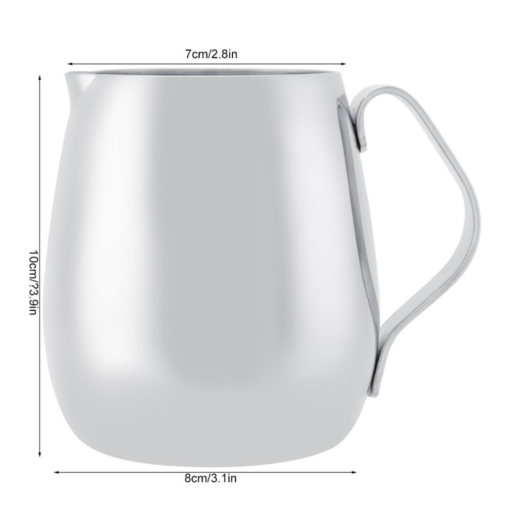 Smooth Surface Latte Coffee Cup Thick Stainless Steel Stainless Steel Pitcher  Coffee Making