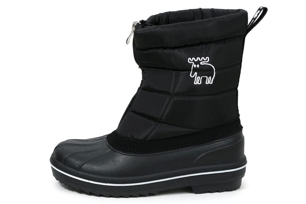 Женские зимние ботинки Mozu Bean Down, с внутренним мехом (boa), на молнии посередине, цвет черный, размер 25 см
