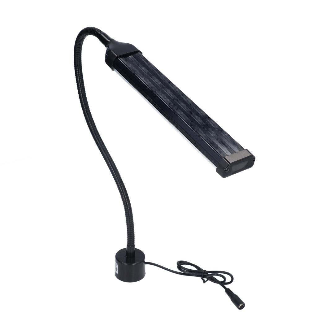 Светодиодный рабочий свет 21 Вт, диммируемый, гибкий шланг, лампа для работы с машиной, с круглым магнитным основанием