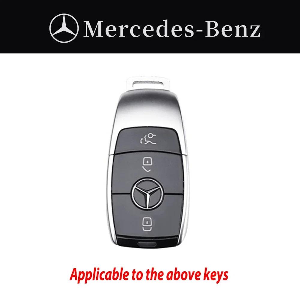 Car Sticker Car Smart Remote Key Case Cover Shell Bag For Mercedes Benz AMG A C E S G Class GLC CLE CLA W177 W205 W213 W222 X167