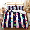 Boy/Girl Duvet Cover Set Home Textile Suit Gradient Cat Paw Print Bone Child Quilt Cover Bed Sets Animal Cat Comforter Cover New