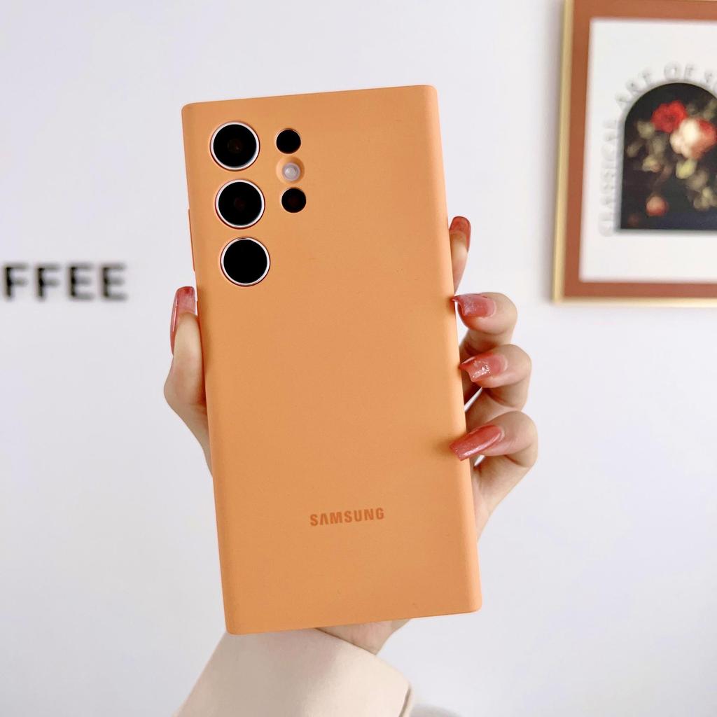 "Silicone Case for Samsung S23 Ultra/Plus - Full Edge Protection"