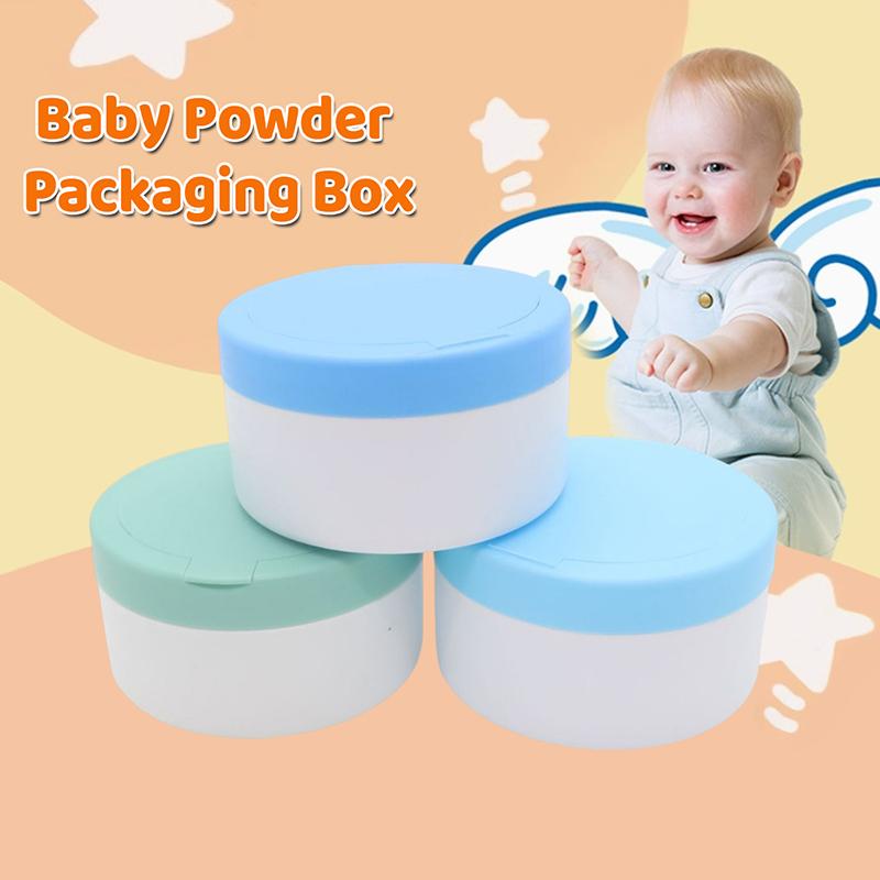 Professional Large Capacity 140g Baby Powder Puff Box Portable Talcum Container With Sieve Home Salon Infant Care For Parents