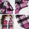 Женский жилет весна-осень с отложным воротником и клетчатым принтом, без рукавов, свободный однобортный жилет средней длины, пальто, верхняя одежда для школы и поездок на работу