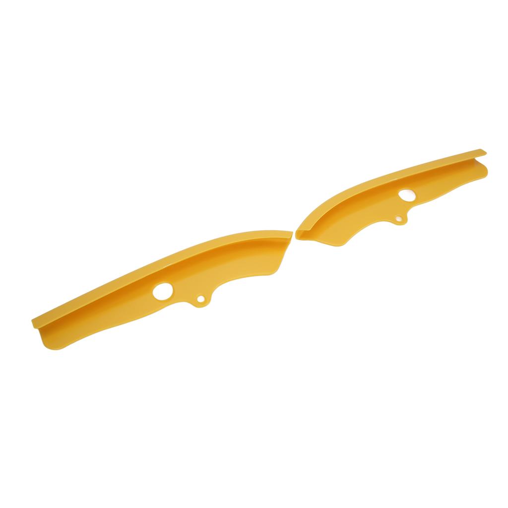 2pcs Front Bumper Lip Protector ABS Replacement for Dodge Challenger SRT 392 2015?2018