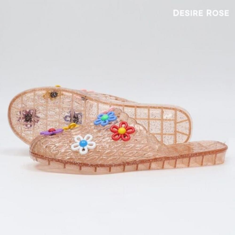 Desire Rose Women Summer Mule Sheer Jelly Slippers