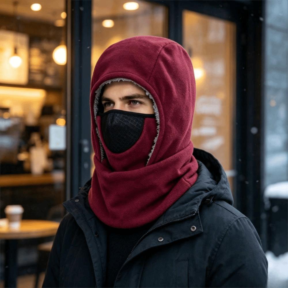 Waterproof Balaclava Hat Solid Color Face Neck Warmer Unisex Face Mask Winter