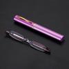Fashion Mini Portable Clip Case Tube Reader Glasses Slim Pen Reading Glasses Spring Hinged Eyeglasses with For  Women