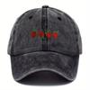 Hip Hop Strawberry Printed Baseball Cap Washed Cotton Sun Hat Streetwear Hats  For Man Women Unisex