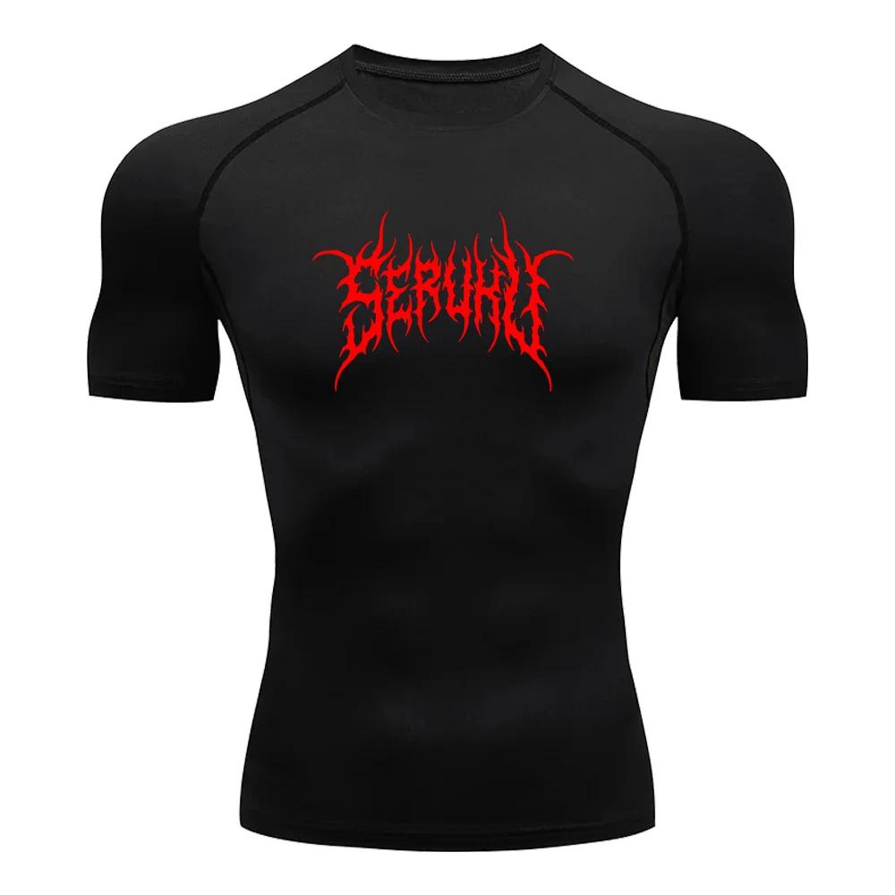 Мужская дышащая рубашка для фитнеса, летняя спортивная модная футболка с круглым вырезом и короткими рукавами, тренировочная футболка для бодибилдинга, S-3XL