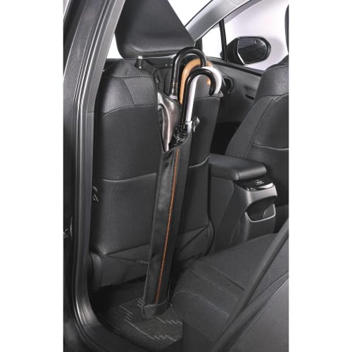 CARMATE Car Umbrella Holder, Holds 4 Umbrellas, Comes with Dividers, Separately Stores Umbrellas and Wet Umbrellas DZ492