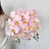 Phalaenopsis Flower Ornament: Realistic Touch Artificial Flower Arrangement for Dining Table & Living Room, Elegant Desktop Decoration
