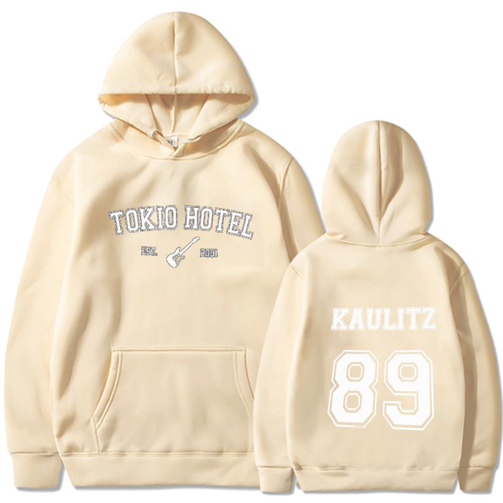 Рок-группа Tokio Hotel Kaulitz Hoodie Женская мода Повседневный пуловер Толстовка Женская хип-хоп свободный капюшон Панк уличная одежда