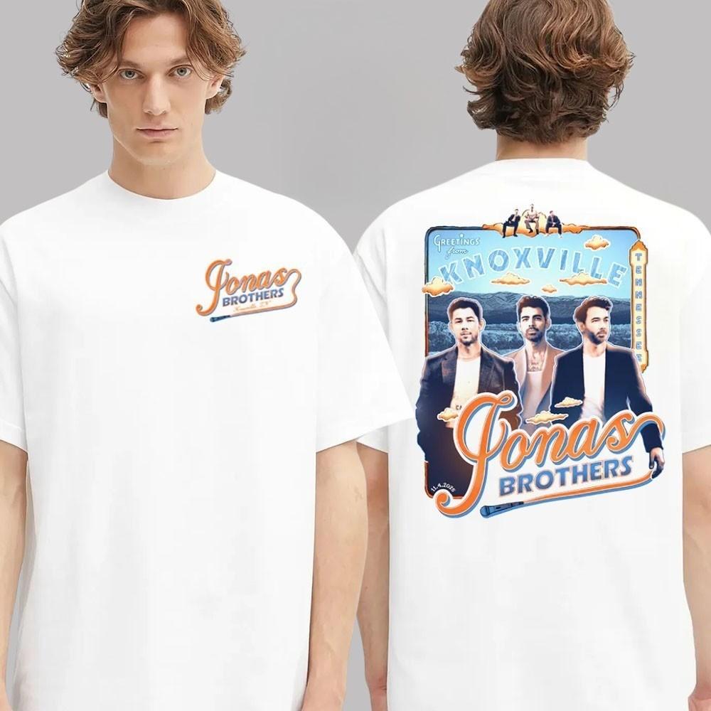 Jonas Brothers Knoxville TN 2025 Tee Greetings From Your Hometown T-Shirt