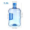 1Pcs Portable Pure Water Bottle Jug Food Grade Dispenser Barrel Durable Mineral Water Container