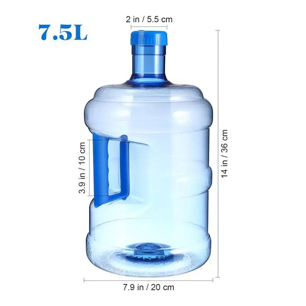 1Pcs Portable Pure Water Bottle Jug Food Grade Dispenser Barrel Durable Mineral Water Container