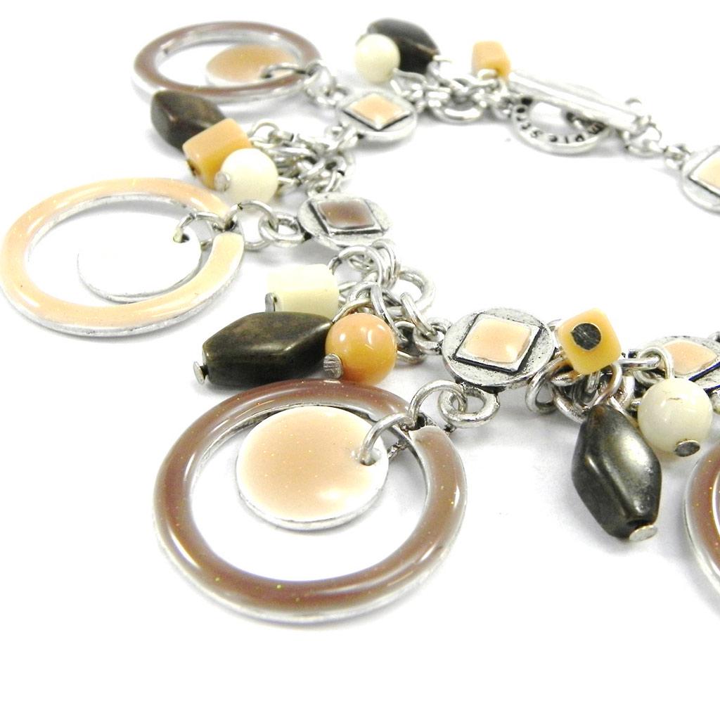 Les Trésors De Lily [G6182] — Дизайнерский браслет «Раскраска» шоколадного цвета