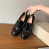 Sheepskin Version~ Genuine Leather One-pedal Lazy Women's Spring and Autumn New Retro Low-heeled Small Leather Shoes Single Shoes
