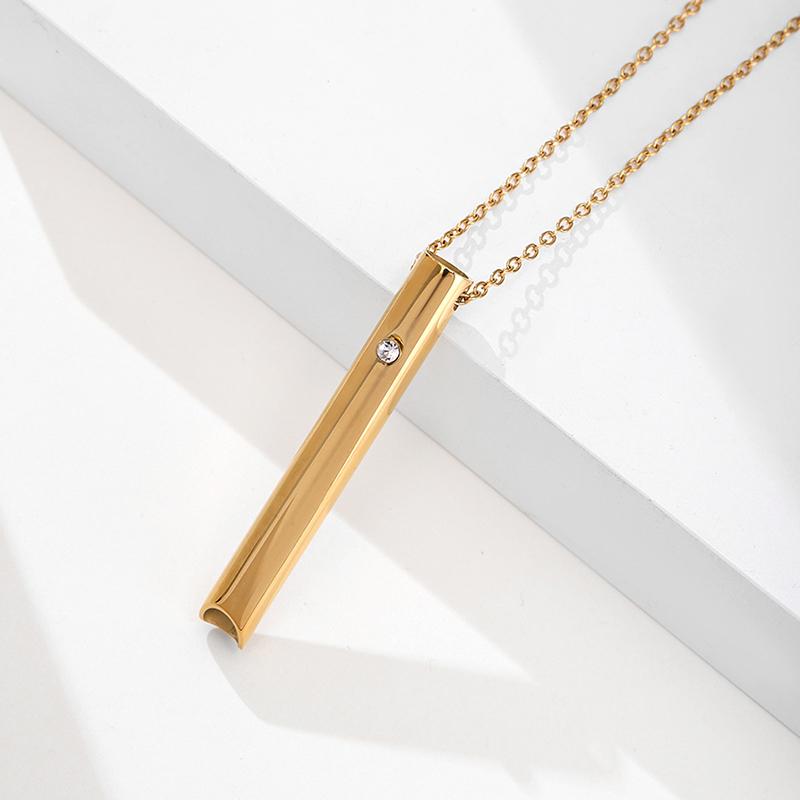 Ожерелье-свисток для осознанного дыхания из нержавеющей стали, ожерелье для снятия тревоги, стресса, паники, инструменты для медитации