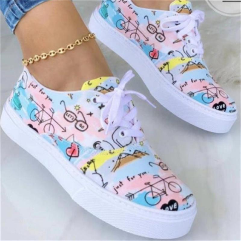 Женская обувь с принтом зебры, весенние кроссовки на шнуровке в клетку, модные парусиновые кроссовки, легкие размеры 43, прогулочная вулканизированная обувь