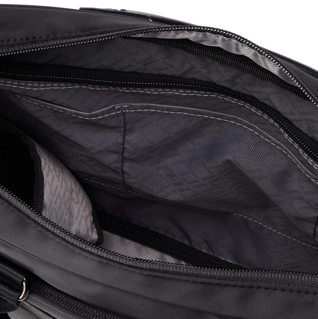 Ace Gene Slivelite Business Bag, Lightweight (750g), Fits B4 Sizes and 15-inch PCs, 62524, Black