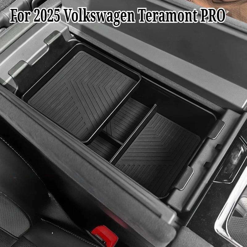 For 2025 VolkswagenTeramont PRO Center Console Organizer Storage Box for Armrest