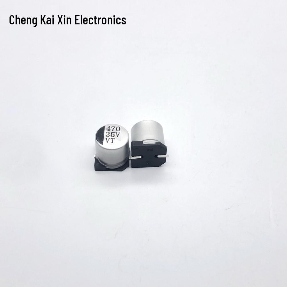 VT Series SMD Aluminum Electrolytic Capacitor 35V 470UF 10.5x10.5