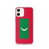 Coque - iPhone - Drapeau Des Maldives - Silicone Souple - Protection Complète - iPhone 12