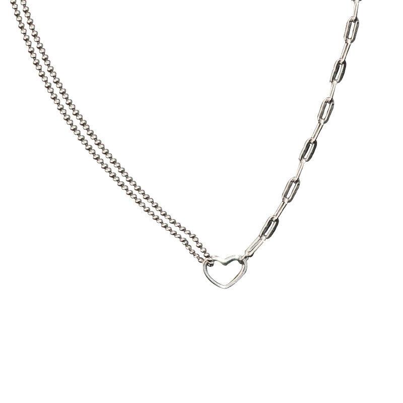 Асимметричное ожерелье-цепочка Love Niche Temperament Forest Sweet and Exquisite Keybarbone Chain