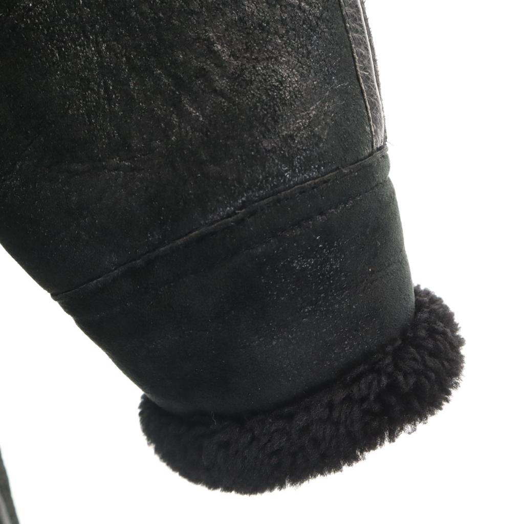 AVIREX B-7 Mouton Flight jacket M black Alaska Men's Used