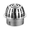 Balcony Roof Floor Drain Stainless Steel Round Large Displacement Anti-Clog Filter Screen Cover Outdoor Floor Drain Gutter Sewer