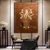 Thousand-Hand Thousand-hand Bodhisattva Thangka Portrait Dunhuang Canvas Hanging Painting Living Room Wall Tibetan Buddha Statue