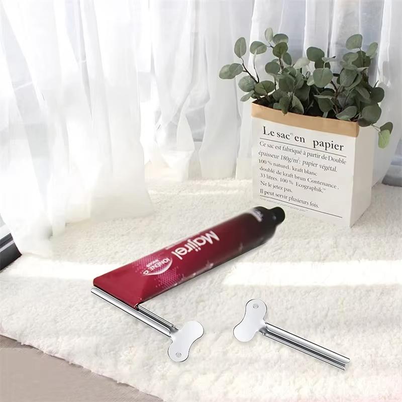 Выжиматели для тюбиков зубной пасты из нержавеющей стали, выжиматели для зубной пасты с металлическим ключом для ванной комнаты, выжиматели для тюбиков косметики и краски для волос