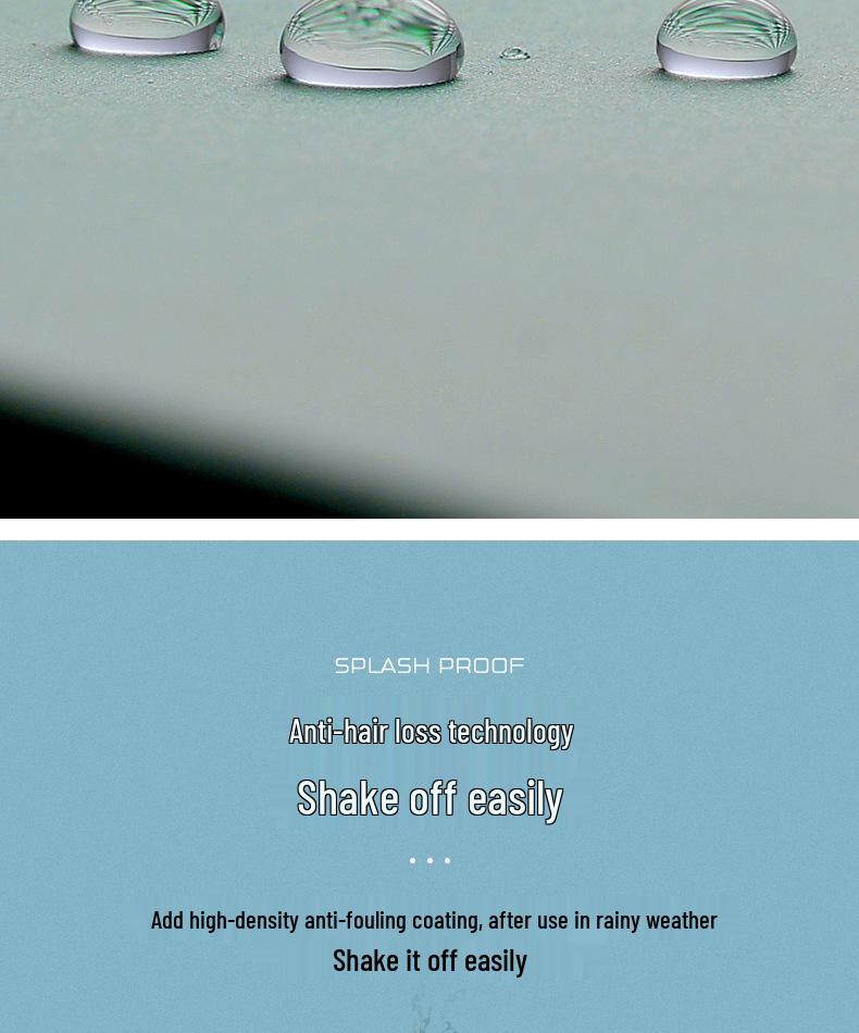 Men's Minimalist Nordic-Style Fully Automatic Folding Umbrella for Rain or Shine