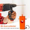 Пылеуловитель для электрической дрели Компактный дизайн Универсальный ударопрочный пылеуловитель Руководство по сбору пыли для мини-дрели