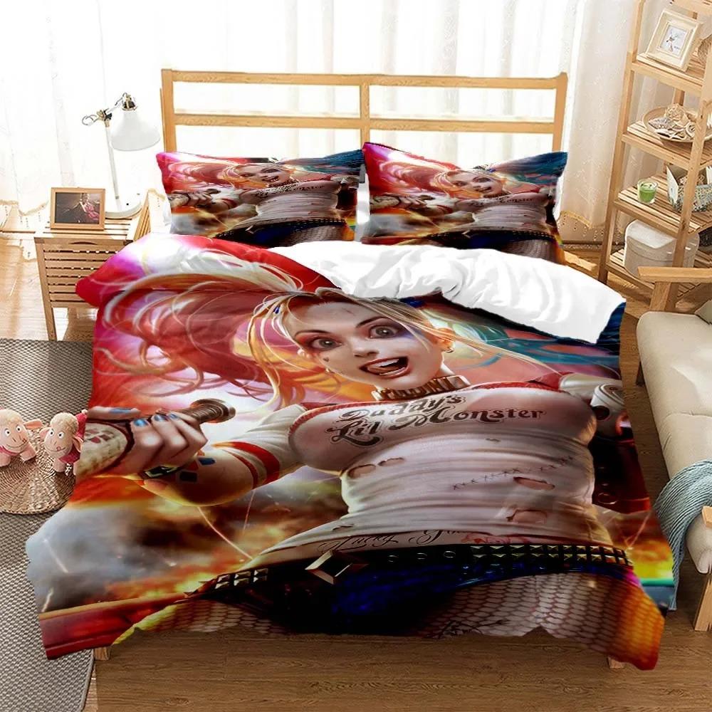Ugly Girl Digital Print Polyester Bedding Sets Child Kids Covers Boys Bed Linen Set For Teens Bedding Set Bed Comforter Set