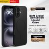 IPhone 16 Plus Case, Apple 16 Plus Protective Cover, Skin-Friendly Liquid Silicone Magnetic Full-Cover Soft Case Protective Cover, Midnight Black