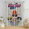 Современные шторы для гостиной для камеры Powerpuffs Home Interior Шторы 2 шт. Украшения на Хэллоуин Шторы для окон
