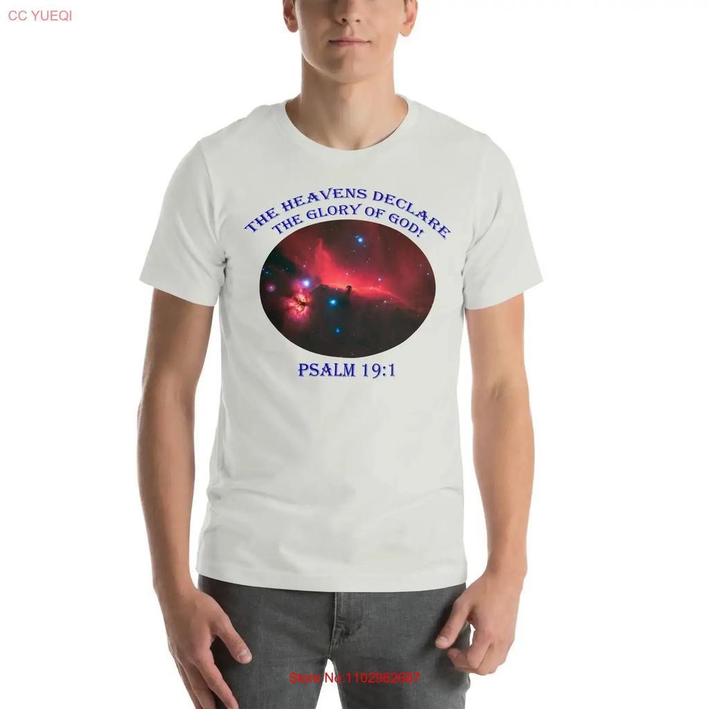 Psalm 19 1 Heavens Declare Glory Of God T Shirt Horsehead Nebula Astronomy Vintage Comfortable Stylish Streetwear Unisex