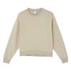 Comfortable Lightweight Warm Round Neck Sweatshirt Women Tops Light-Brown 632536-96